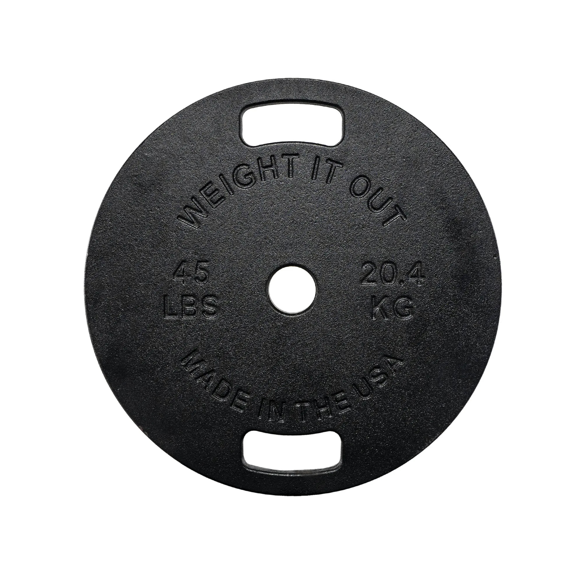 45 LBs Machined Cast Iron Weight Plate Pair