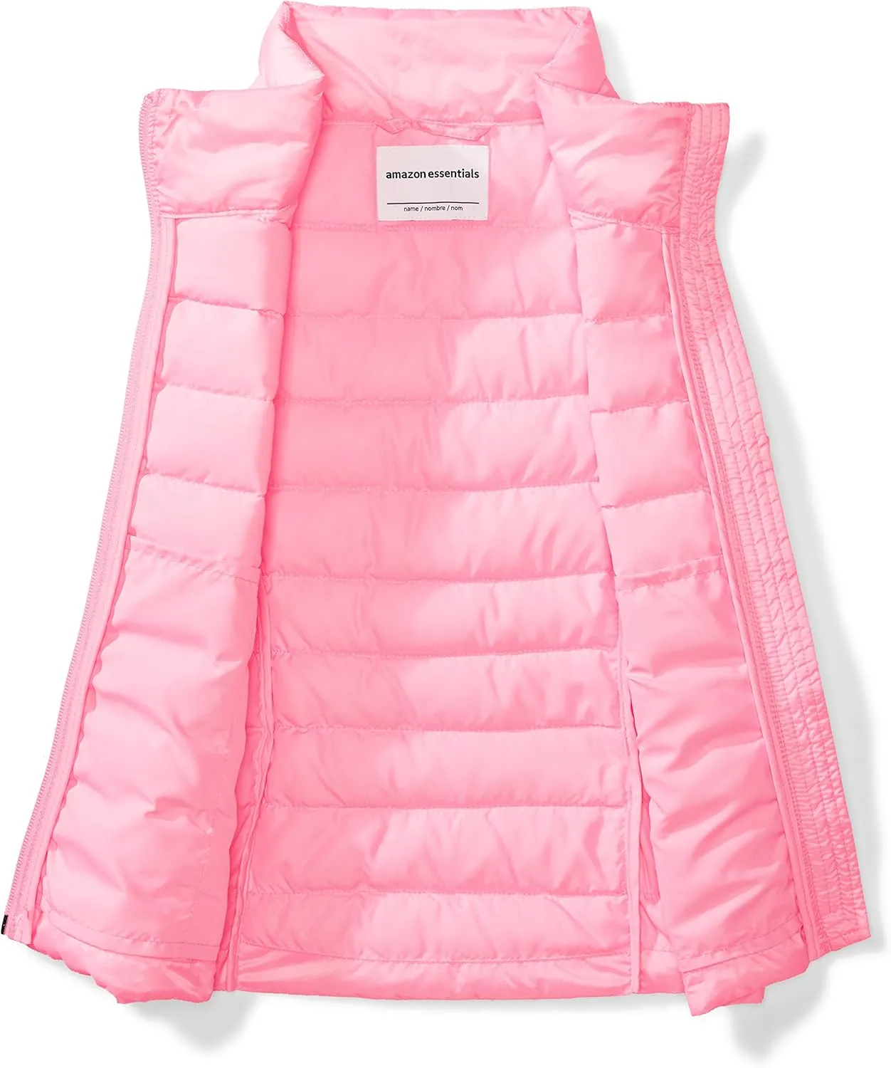 Amazon Essentials Girls and Toddlers' Lightweight Water-Resistant Packable Puffer Vest