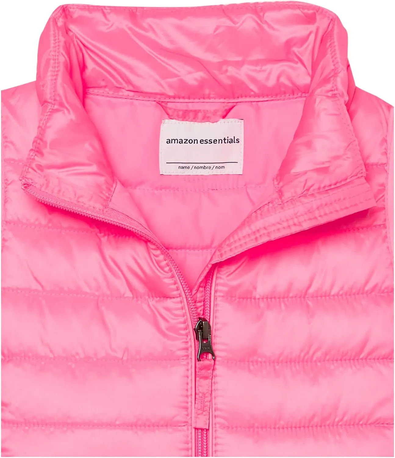 Amazon Essentials Girls and Toddlers' Lightweight Water-Resistant Packable Puffer Vest