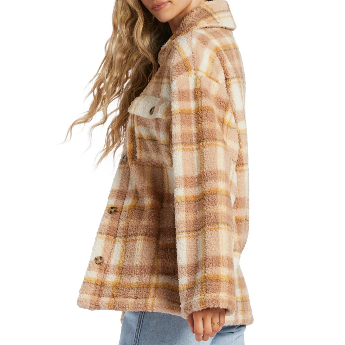 Billabong Women's Fairbanks Teddy Bear Jacket