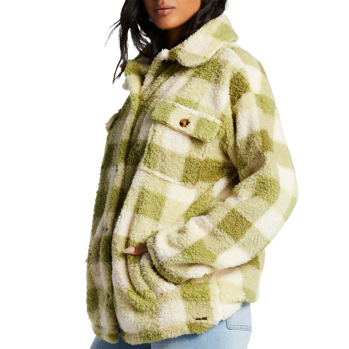 Billabong Women's Fairbanks Teddy Bear Jacket