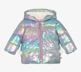 Billieblush Girls Iridescent Puffer Coat