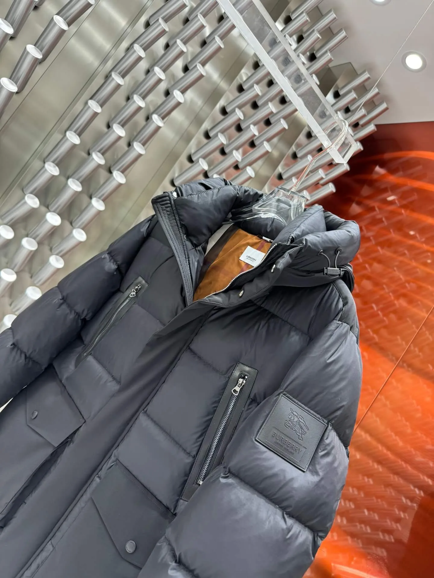 Burberry Black Puffer Down Jacket