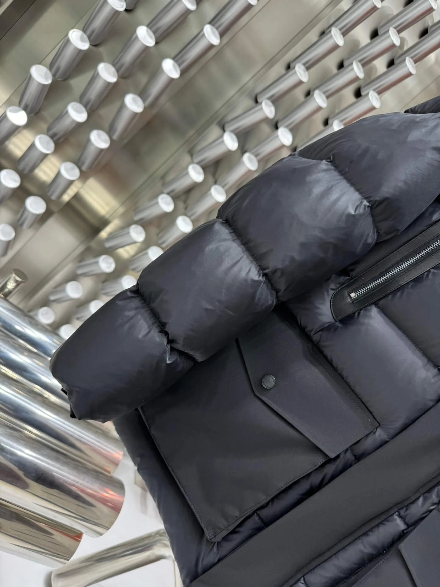Burberry Black Puffer Down Jacket