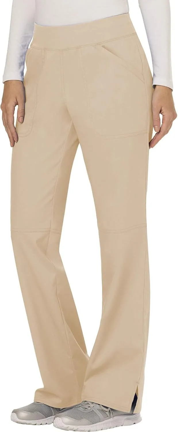 Cherokee Women Scrub Pant with Straight Leg Pull-on Pant Medical Bottom with 4 Pocket & 2-Way Stretch Fabric - WW110