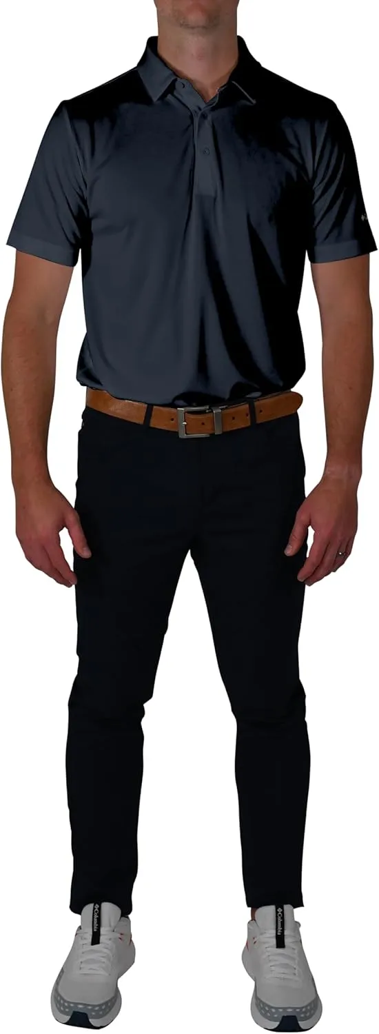 Columbia Men's Golf Drive Polo Shirt Omni Wick Performance Breathable Short Sleeve