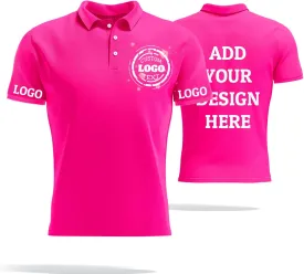 Custom Polo Shirts for Men Women Customized Design Your Own Text Logo Photo Name Dry Fit Golf Shirt