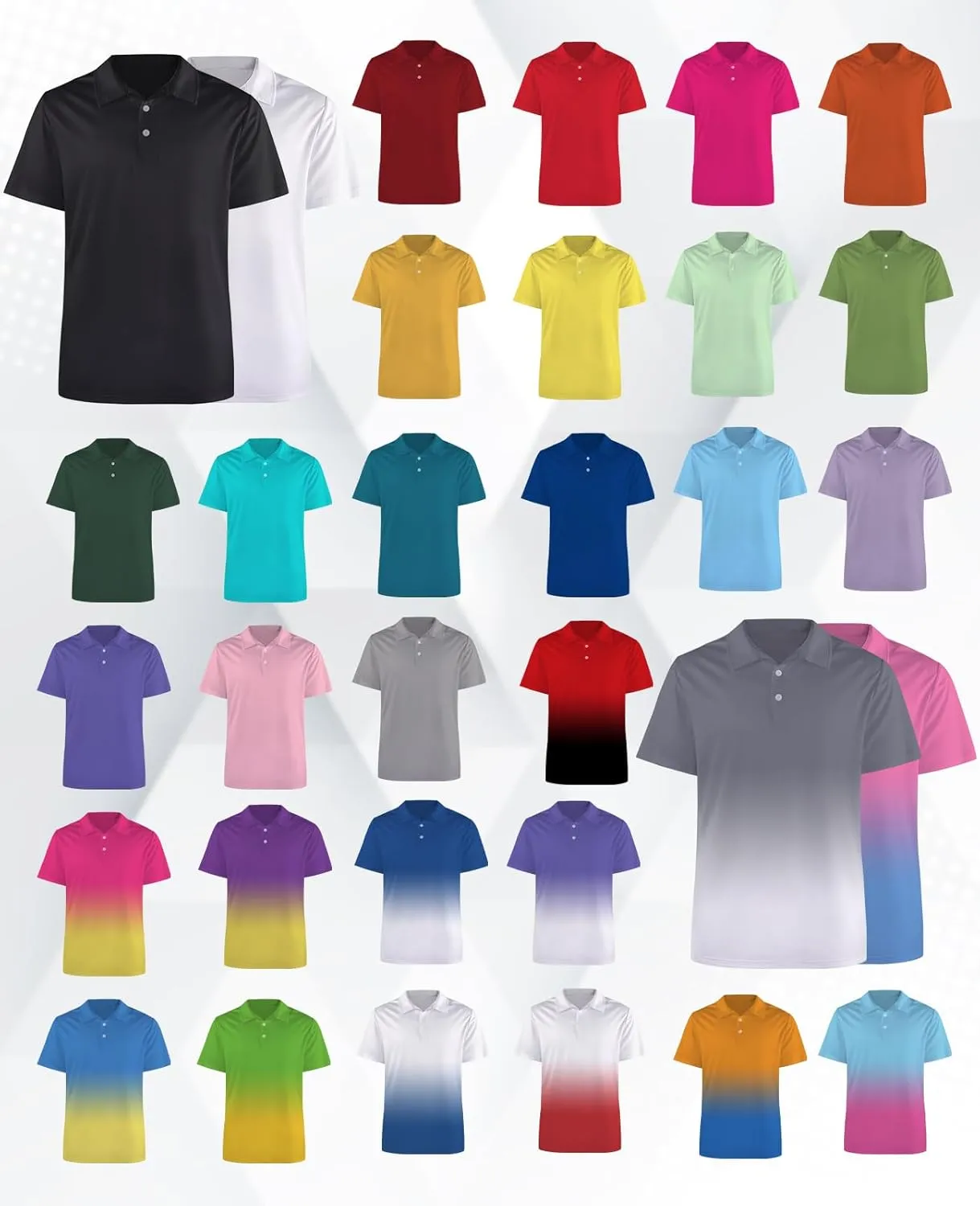 Custom Polo Shirts for Men Women Design Your Own Logo Text Customize Dry Fit Polo Personalized Golf Work Shirt Gift S-5XL