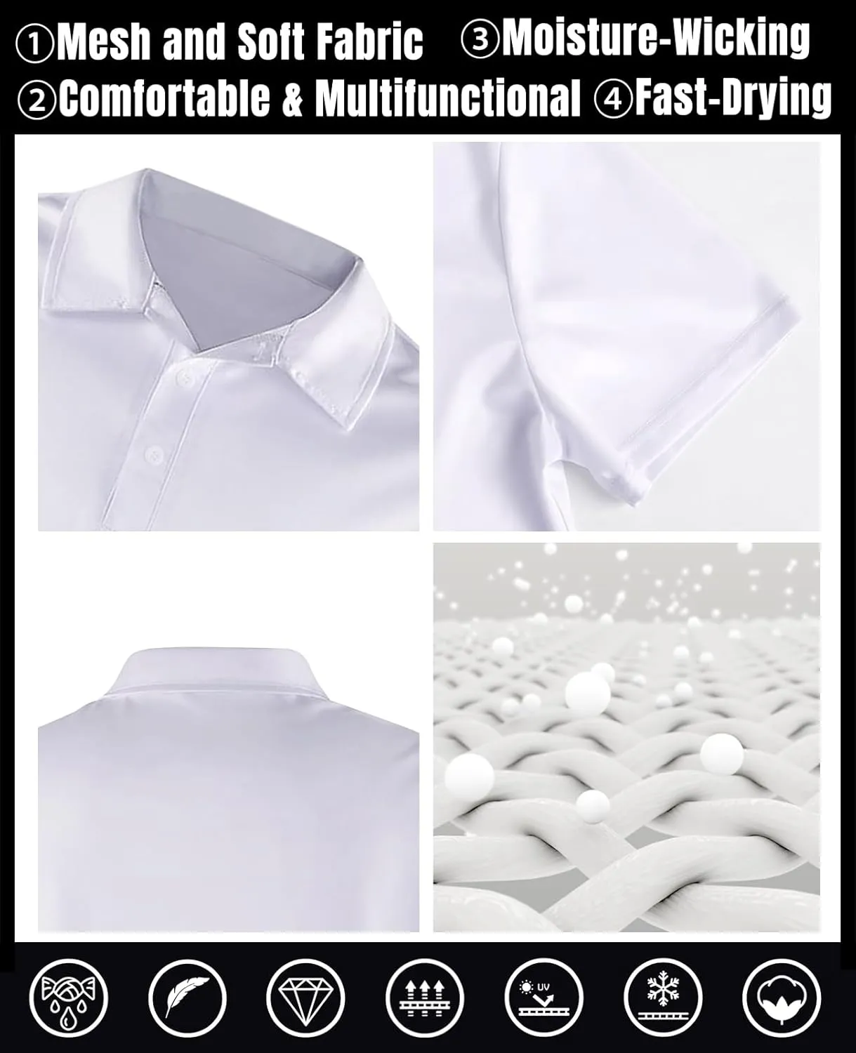 Custom Polo Shirts for Men Women Design Your Own Logo Text Customize Dry Fit Polo Personalized Golf Work Shirt Gift S-5XL