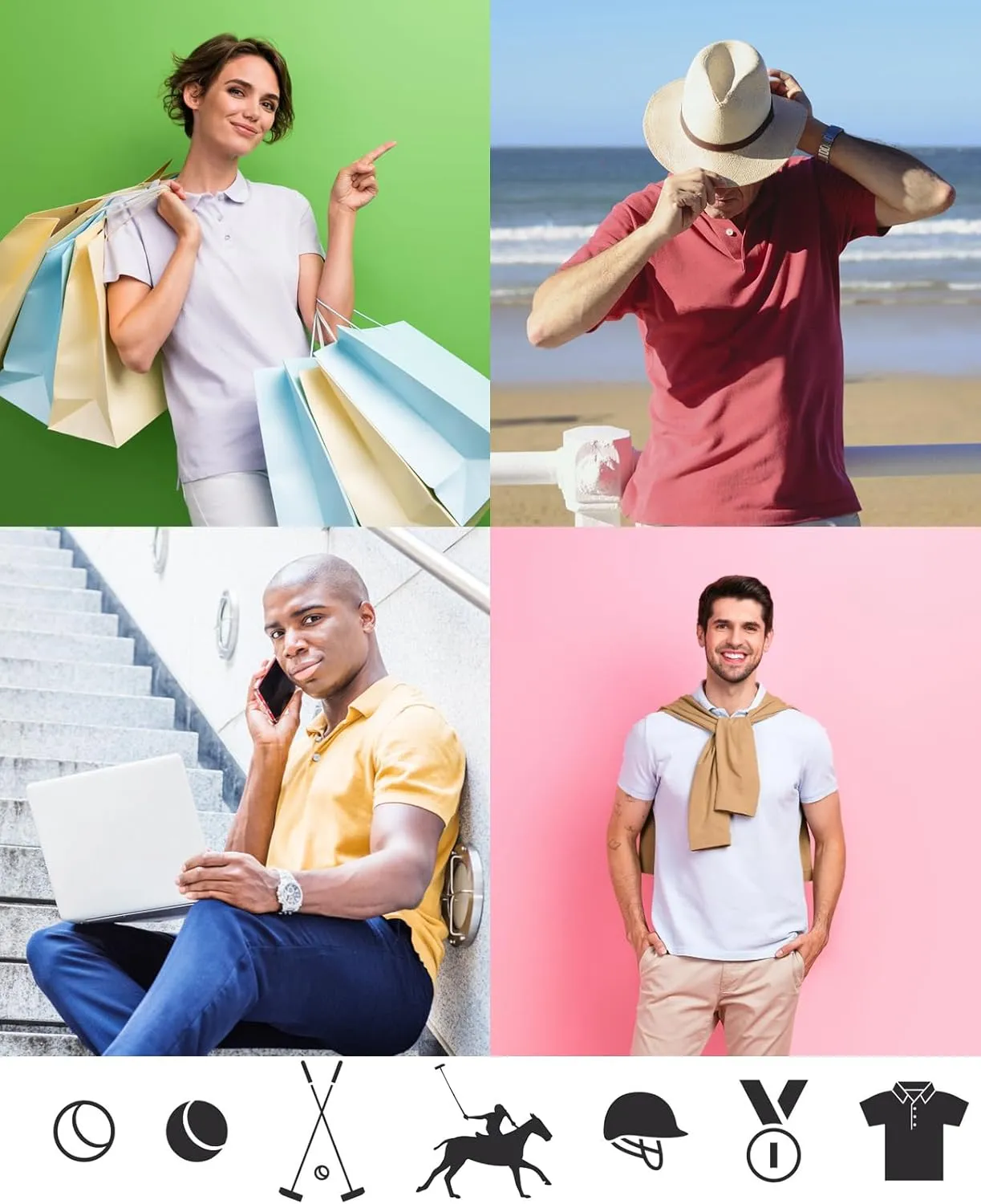 Custom Polo Shirts for Men Women Design Your Own Logo Text Customize Dry Fit Polo Personalized Golf Work Shirt Gift S-5XL