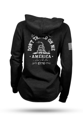 Don't Tread on Me - Lightweight Women's V-Neck Hoodie