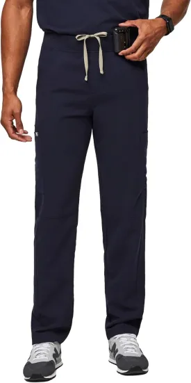 FIGS Axim Cargo Scrub Pants for Men  Classic Fit, Straight Leg, 7 Pockets, 4-Way Stretch, Anti-Wrinkle Mens Scrub Pants