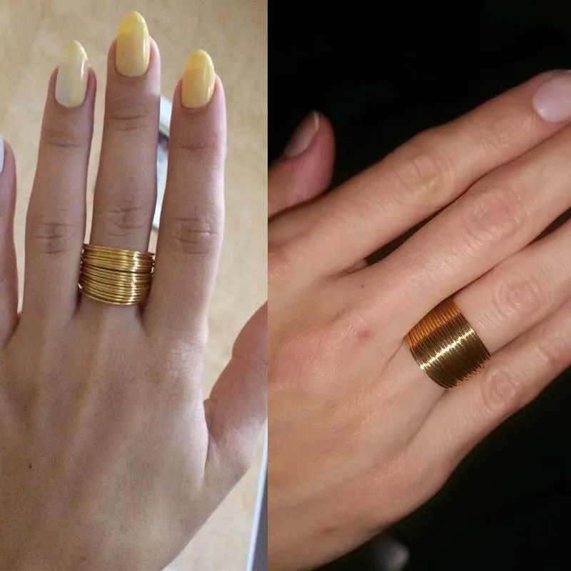 Hallucinating Olympic Gold Ring