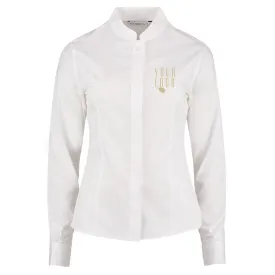 KK Women's Mandarin Collar Long Sleeve Shirt