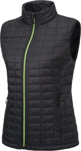 Little Donkey Andy Women's Puffer Vest, Lightweight Warm Sleeveless Jacket for Hiking Travel Golf