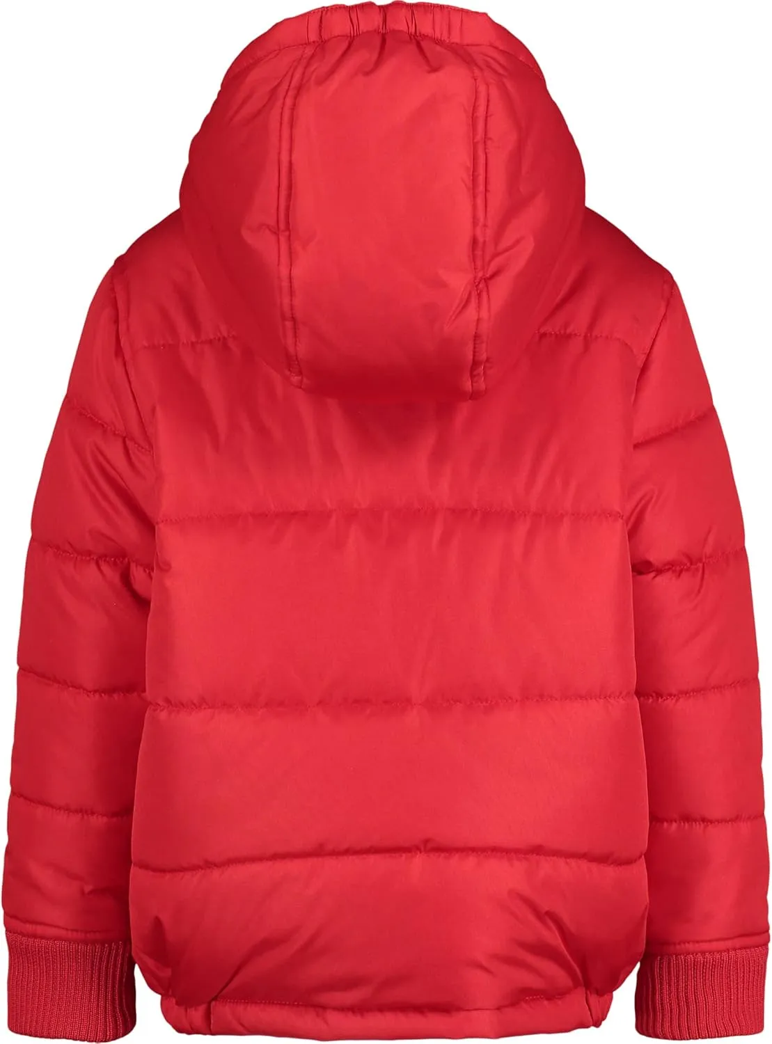 Nautica Boys' Heavy Weight Hooded Bubble Jacket with Polar Fleece Lining