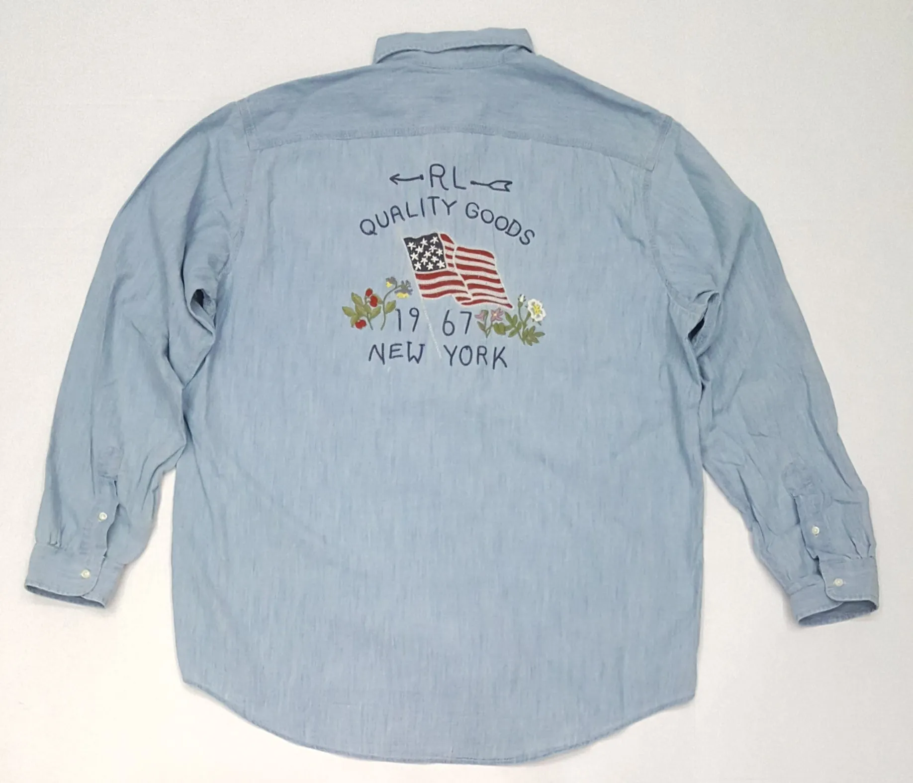 Nwt Polo Ralph Lauren Big & Tall RL Quality Goods L/S Button Down