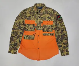 Nwt Polo Ralph Lauren Camo/Orange Sportsman Classic Fit Button Up