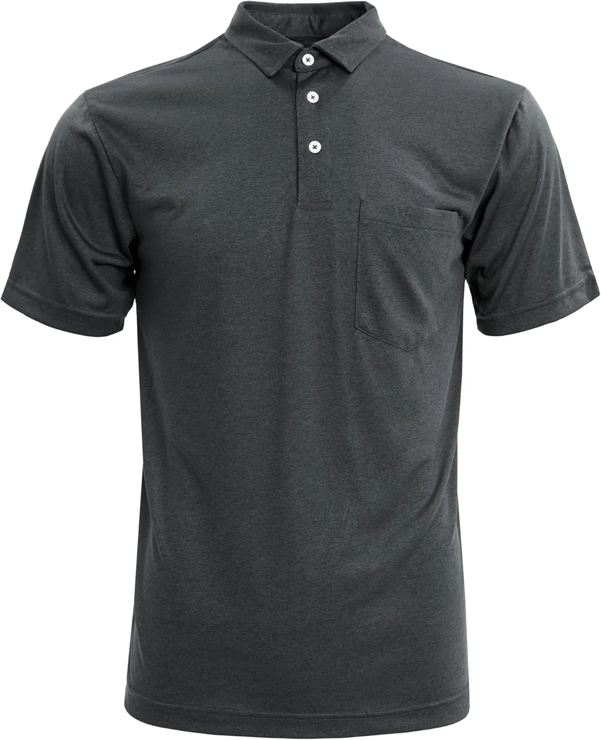 Recover Men's Recycled Polyester Polo Shirt  Moisture-Wicking, Lightweight & Breathable, Athletic Fit