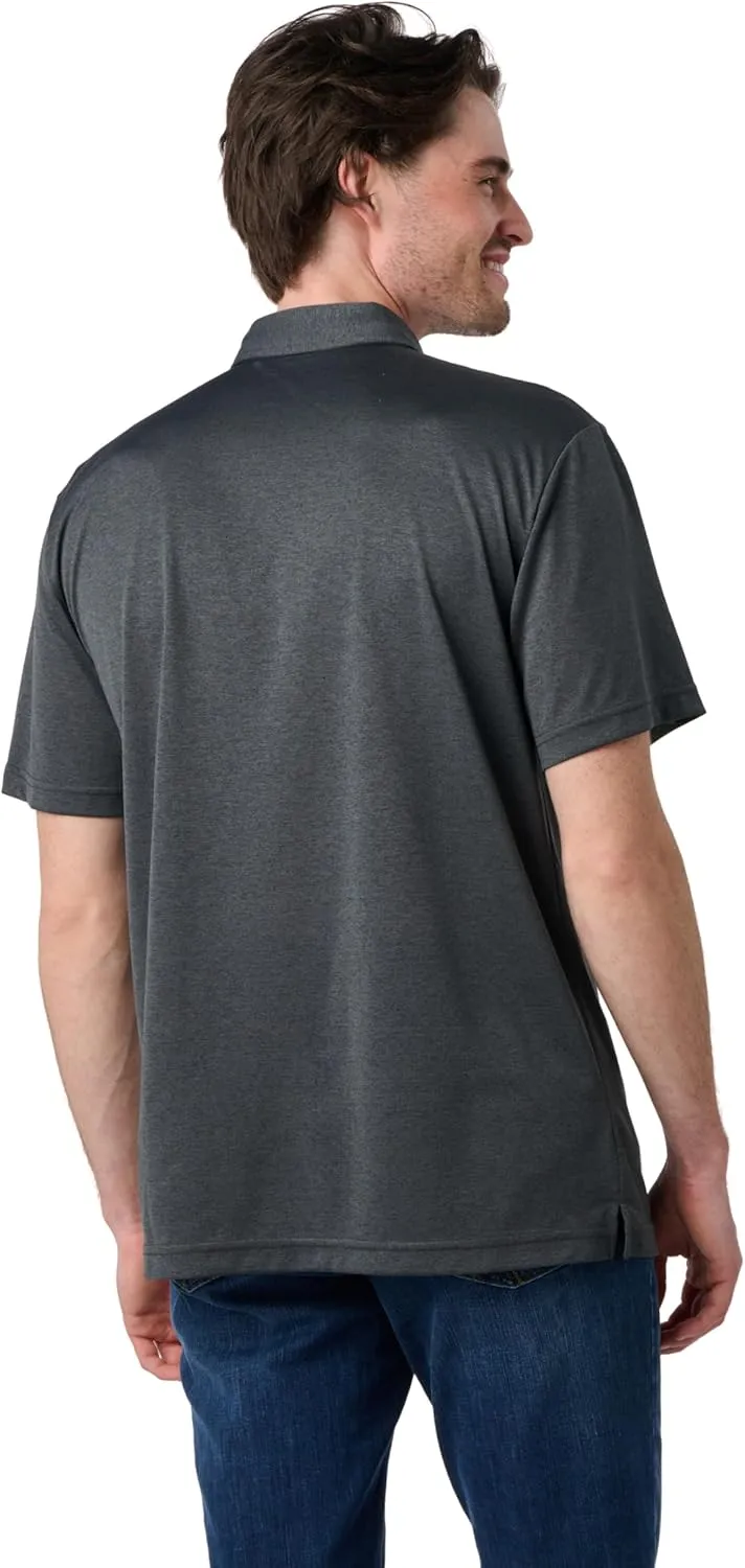 Recover Men's Recycled Polyester Polo Shirt  Moisture-Wicking, Lightweight & Breathable, Athletic Fit