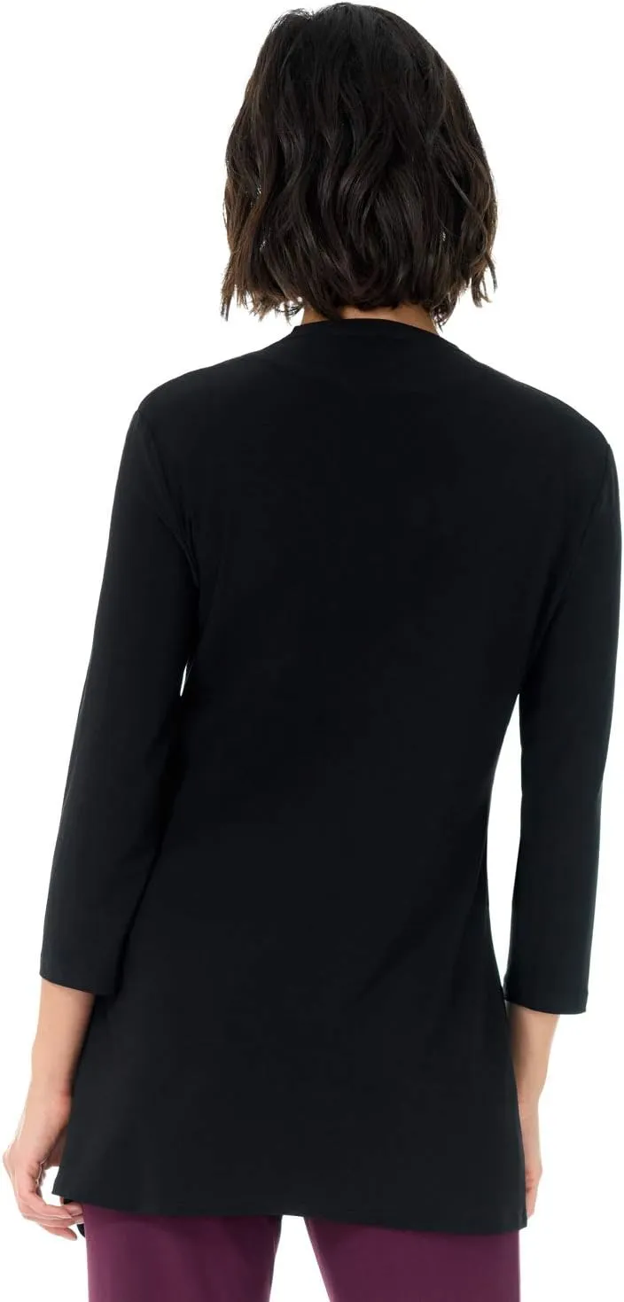Rekucci Travel in Style Women's Essential Soft Knit Fluid Throw Over Jacket
