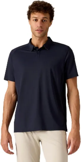 Rhone Commuter Mens Polo Shirts, Iron Free, Moisture Wicking Polo Shirts for Men, FlexKnit Stretch Fabric Mens Golf Shirts