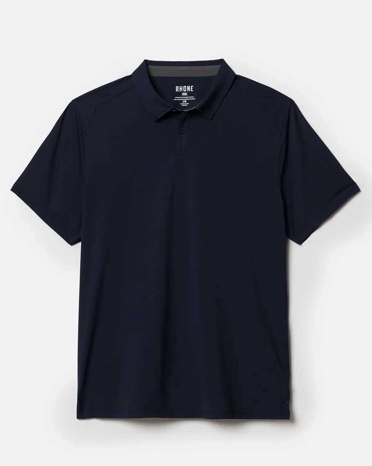 Rhone Commuter Mens Polo Shirts, Iron Free, Moisture Wicking Polo Shirts for Men, FlexKnit Stretch Fabric Mens Golf Shirts