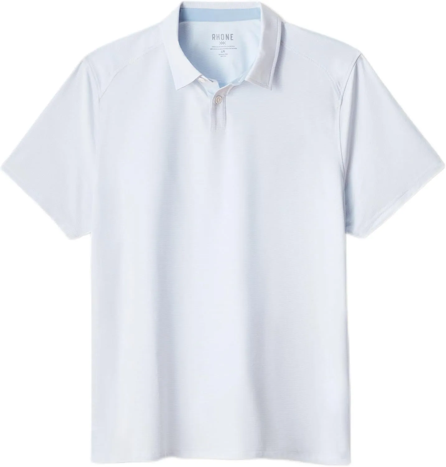 Rhone Commuter Mens Polo Shirts, Iron Free, Moisture Wicking Polo Shirts for Men, FlexKnit Stretch Fabric Mens Golf Shirts