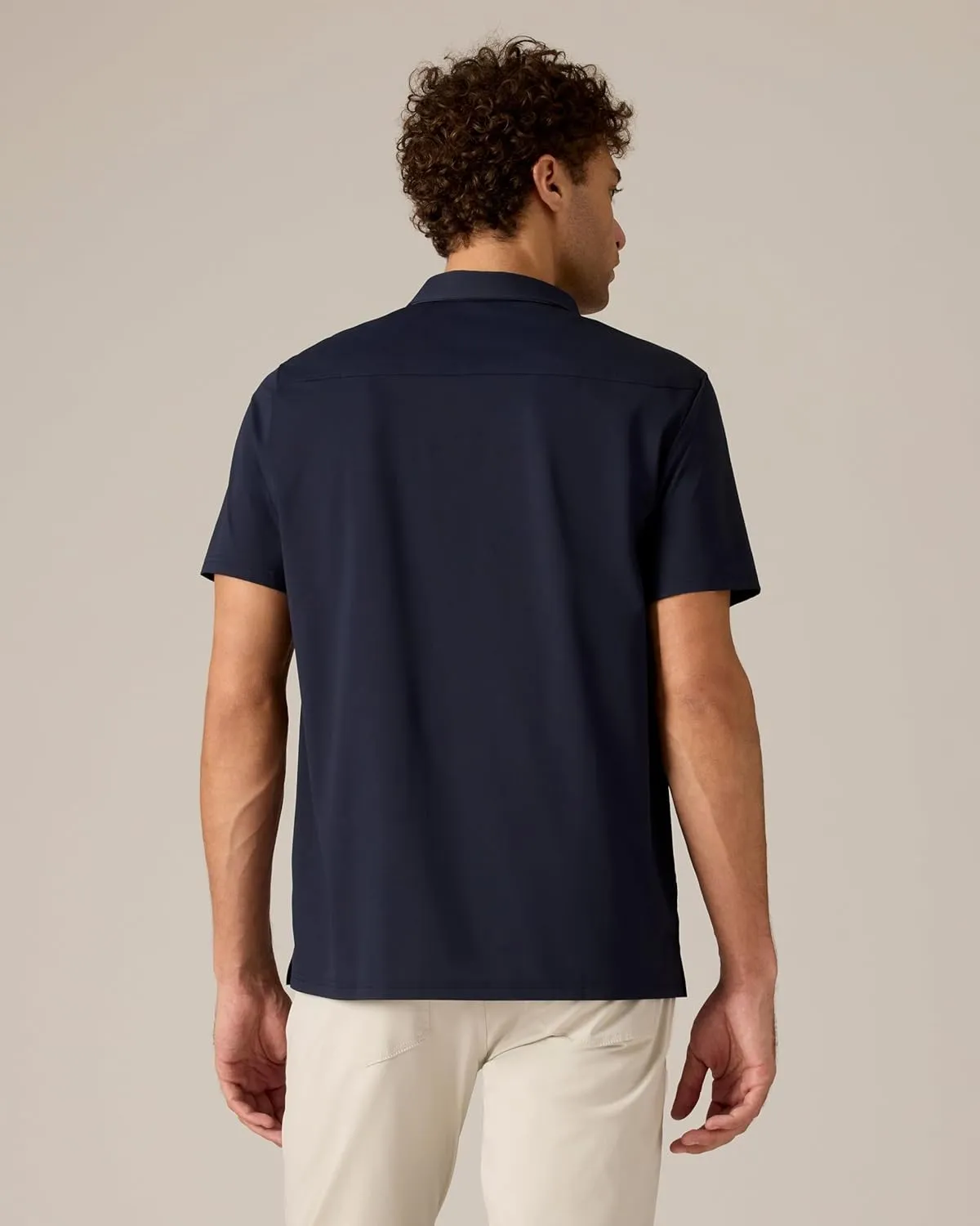 Rhone Commuter Mens Polo Shirts, Iron Free, Moisture Wicking Polo Shirts for Men, FlexKnit Stretch Fabric Mens Golf Shirts