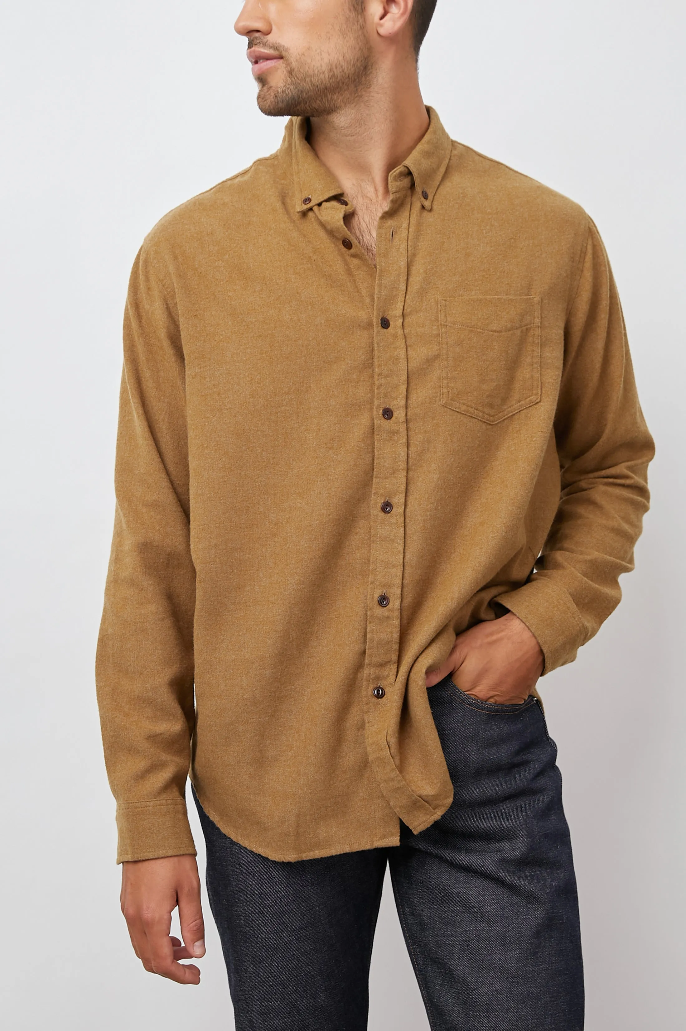 RUNSON SHIRT - GOLDEN ROD