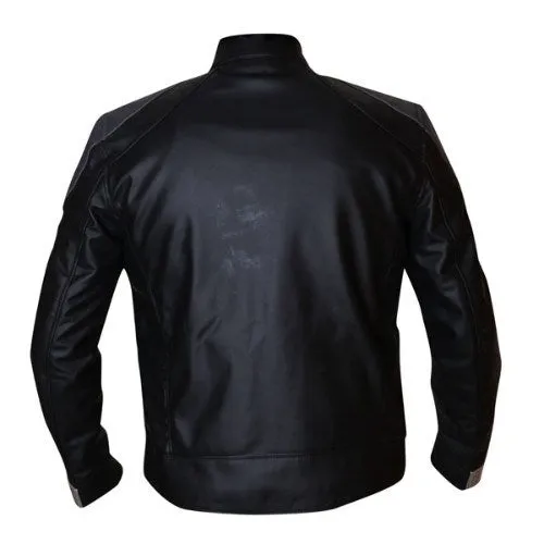 RW AUTHENTIC SHEEPSKIN AGENTS OF SHIELD GABRIEL LUNA GHOST RIDER GENUINE LEATHER JACKET