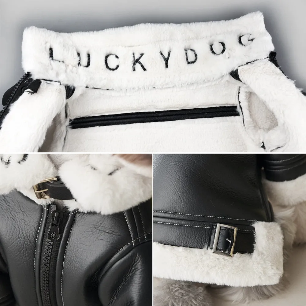 Trendy Faux Fur Coat For Puppies