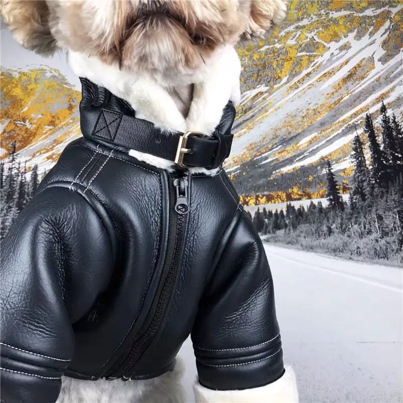 Trendy Faux Fur Coat For Puppies