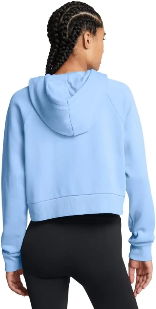 Under Armour Women's Rival Fleece Cropped Full Zip