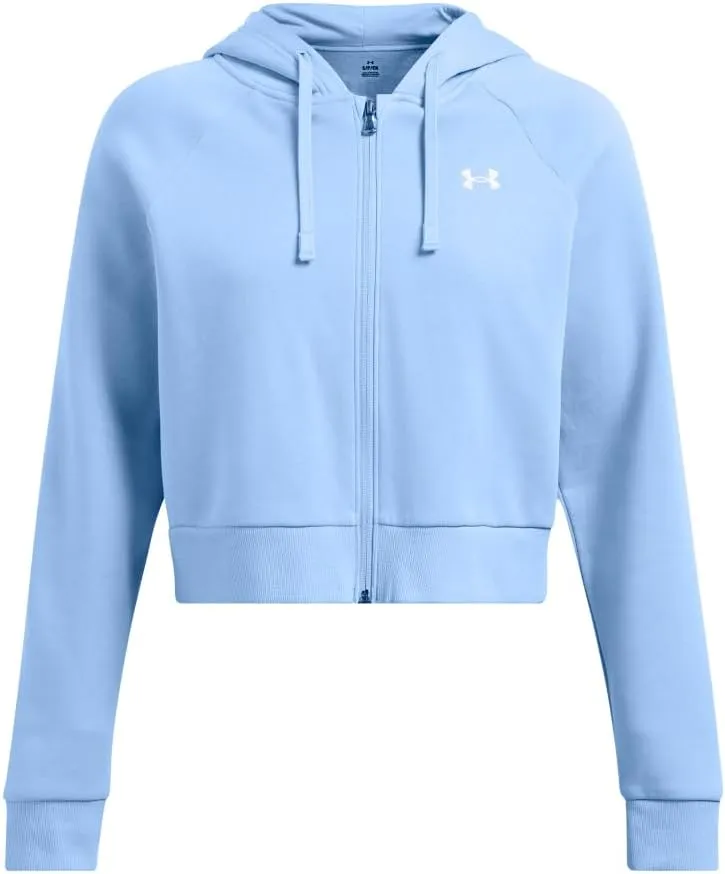 Under Armour Women's Rival Fleece Cropped Full Zip
