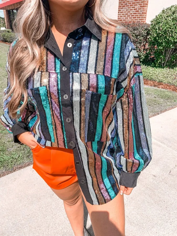 Walk the Talk Button Up - Final Sale