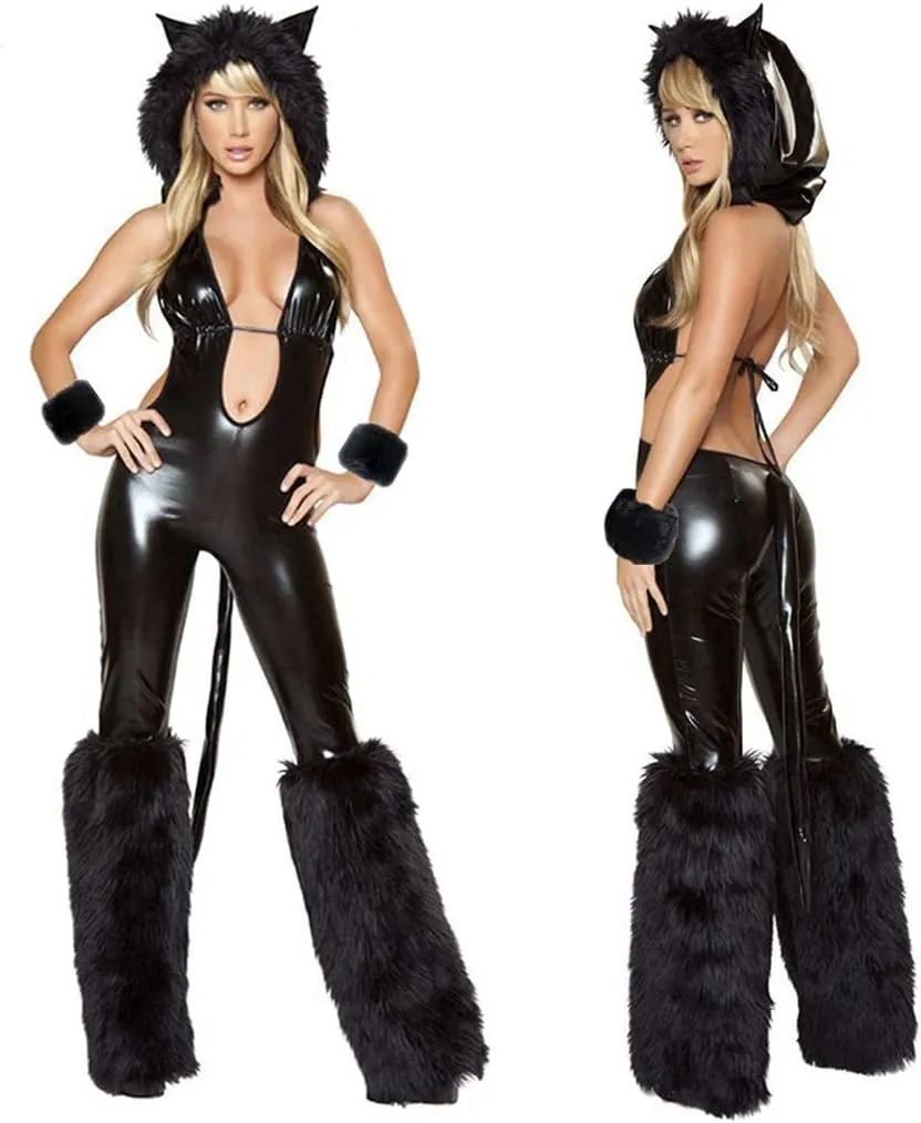 Women's Fur Leg Warmers Sexy Furry Fuzzy Leg Warmers Soft Boot Cuffs Cover, 40CM