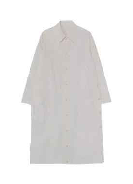 [Y's-Black Name]KHADI SIDE VENT WORK SHIRT COAT
