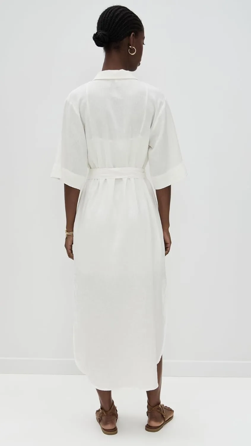 Z SUPPLY Women's Brise Linen Midi Dress