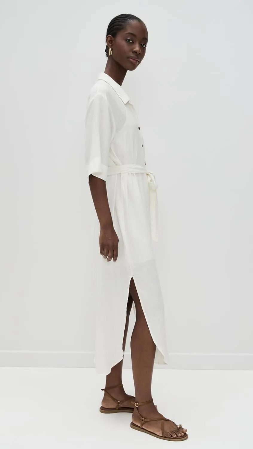Z SUPPLY Women's Brise Linen Midi Dress